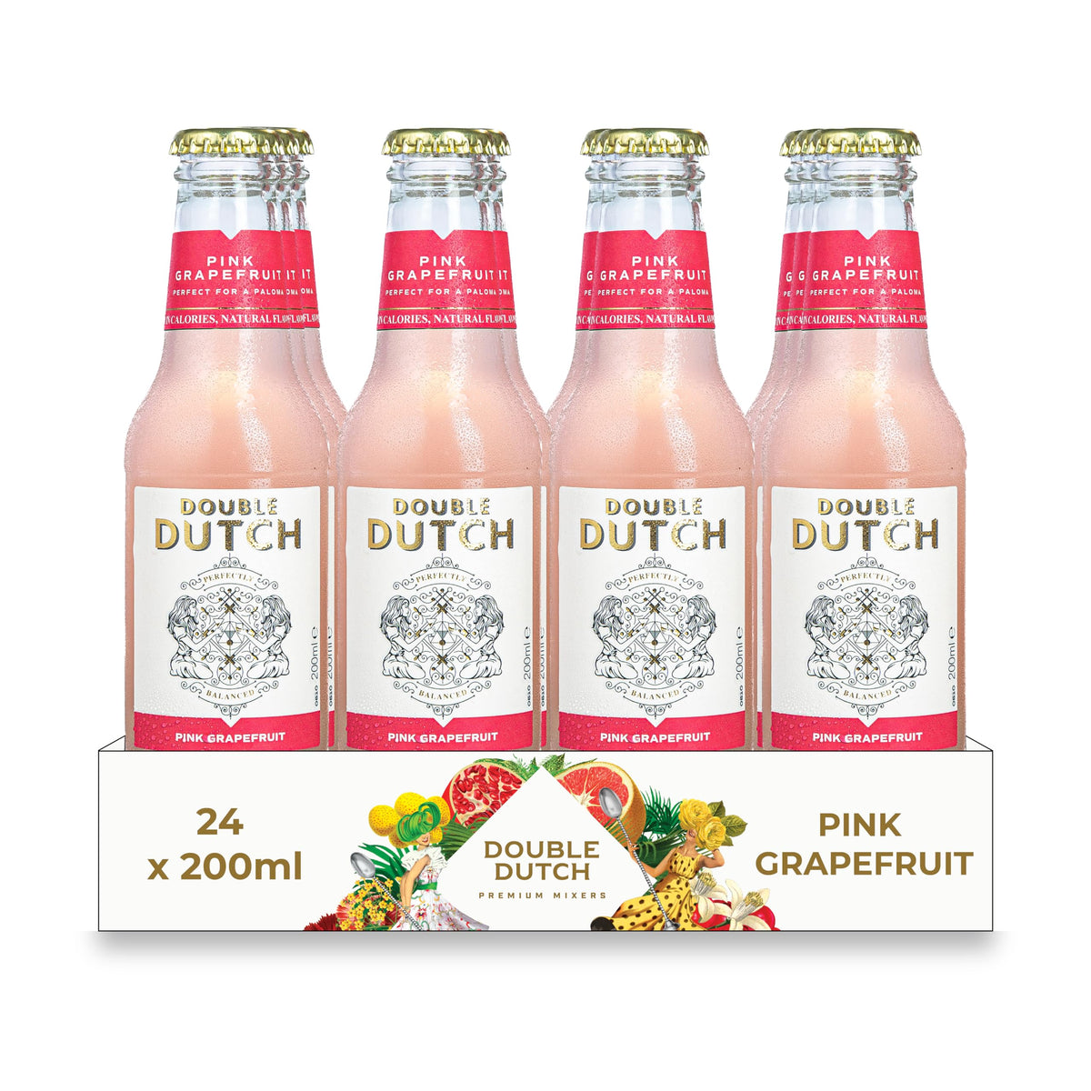 Double Dutch Pink Grapefruit  case 24x200ml